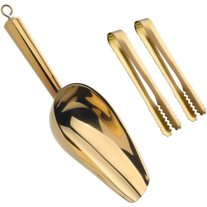 amazon-shopping-Stainless-Steel-Ice-Scoop-and-tong