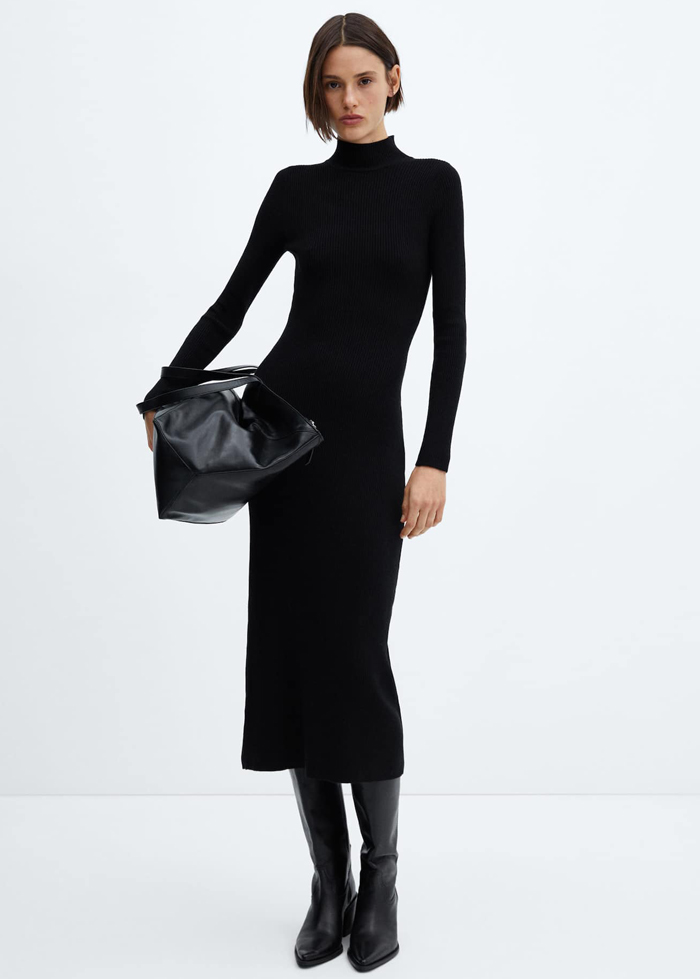 10-Perkins-neck ribbed dress-mango-spring
