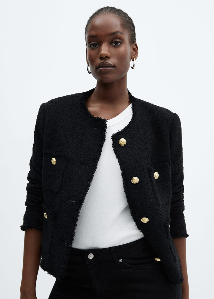 11-Pocket tweed jacket-mango-spring