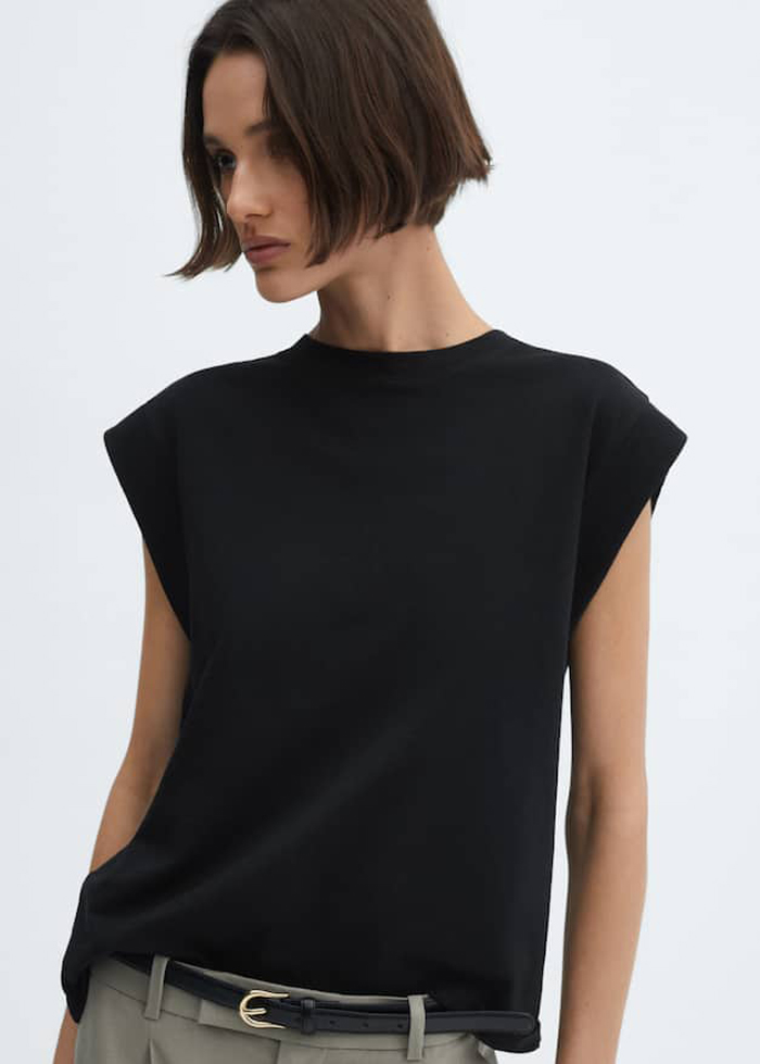 12-Rounded neck cotton t-shirt-mango-spring